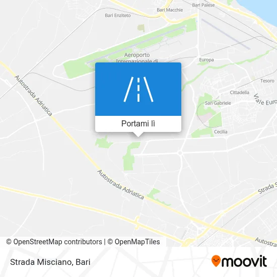 Mappa Strada Misciano