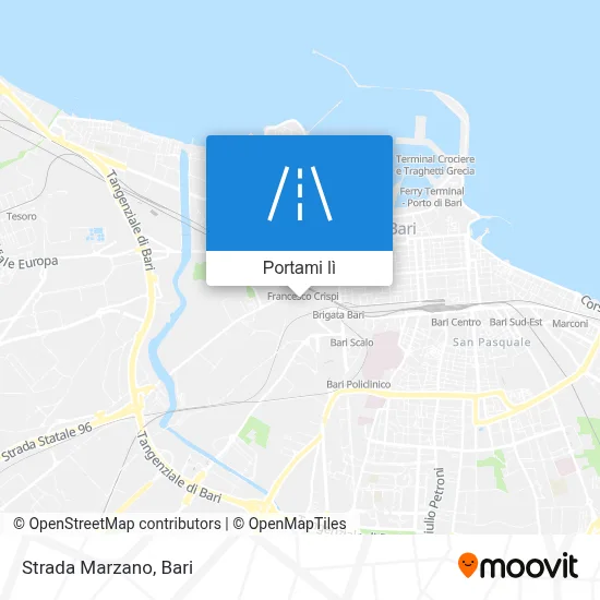 Mappa Strada Marzano