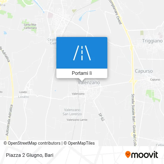 Mappa Piazza 2 Giugno