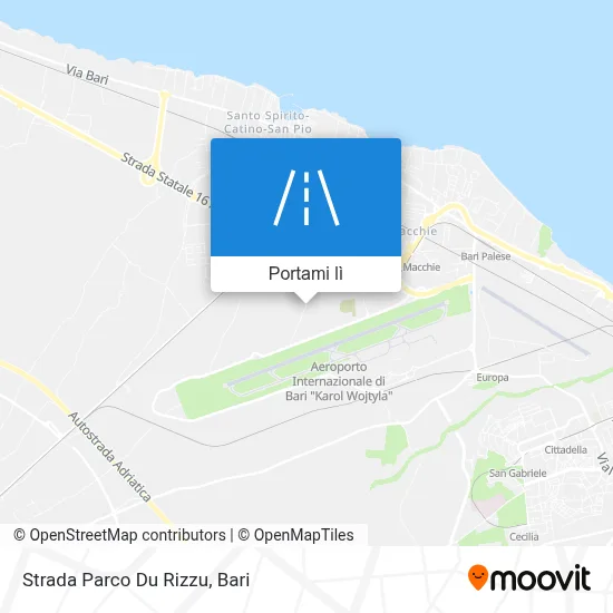 Mappa Strada Parco Du Rizzu