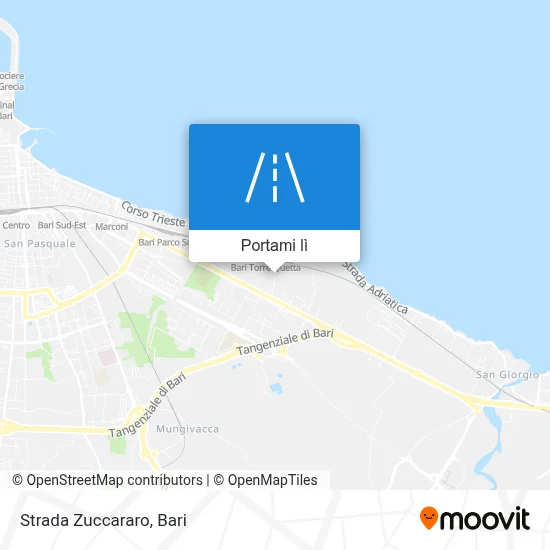 Mappa Strada Zuccararo