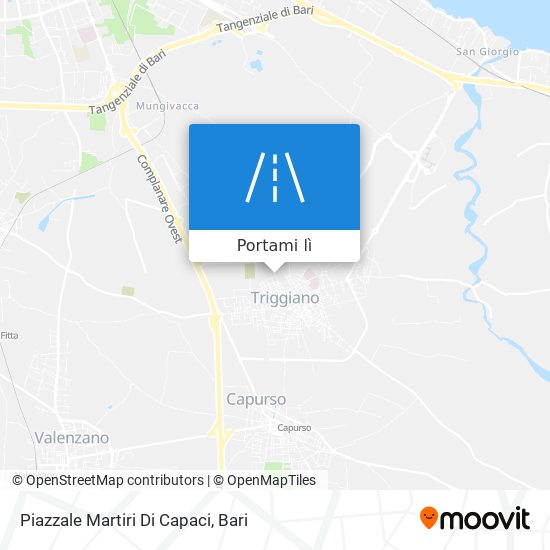 Mappa Piazzale Martiri Di Capaci