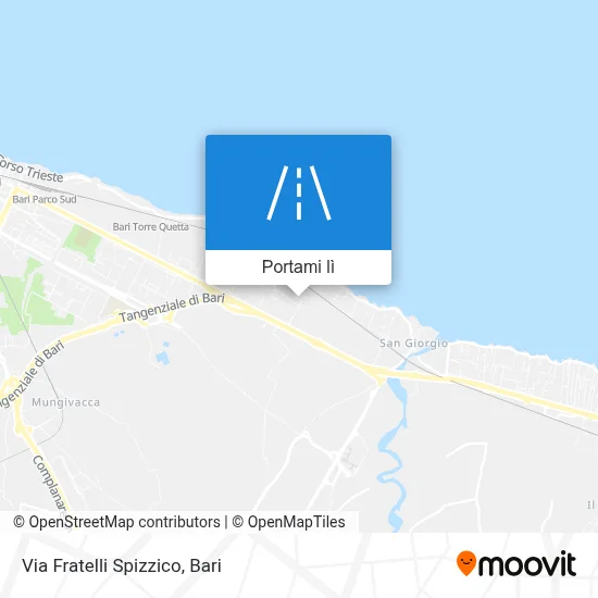 Mappa Via Fratelli Spizzico