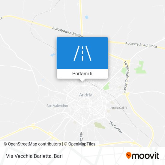 Mappa Via Vecchia Barletta