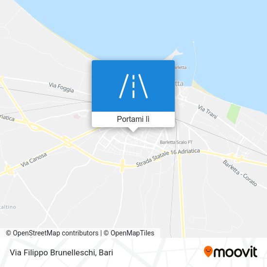 Mappa Via Filippo Brunelleschi