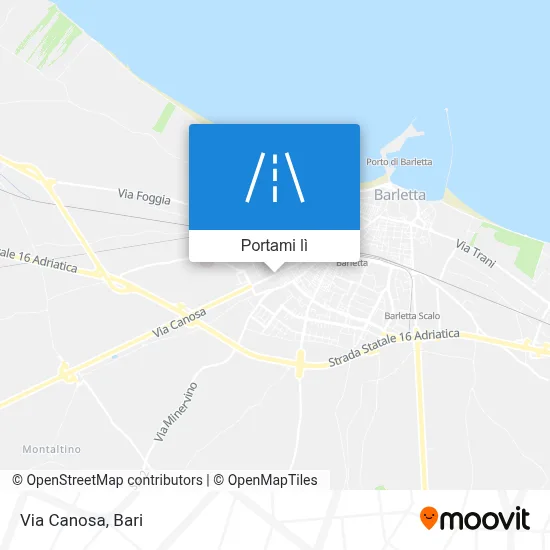 Mappa Via Canosa