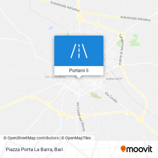 Mappa Piazza Porta La Barra