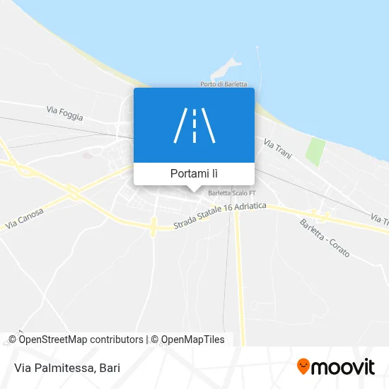 Mappa Via Palmitessa