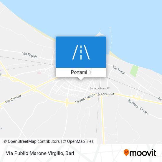 Mappa Via Publio Marone Virgilio