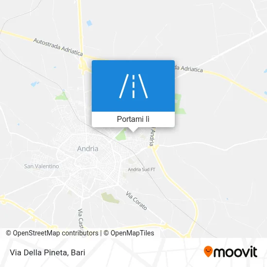 Mappa Via Della Pineta