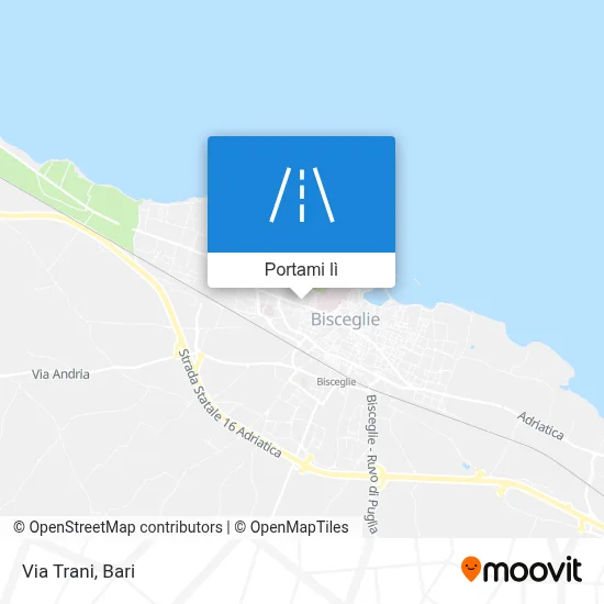 Mappa Via Trani