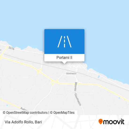 Mappa Via Adolfo Rollo