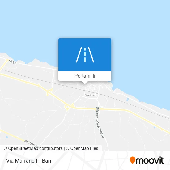 Mappa Via Marrano F.