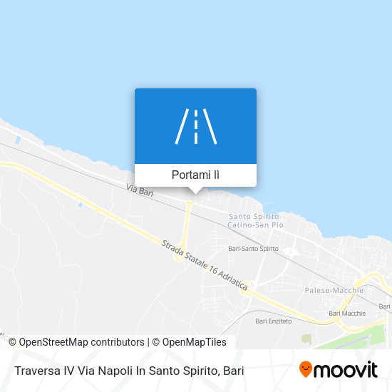 Mappa Traversa IV Via Napoli In Santo Spirito