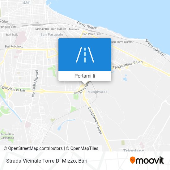 Mappa Strada Vicinale Torre Di Mizzo