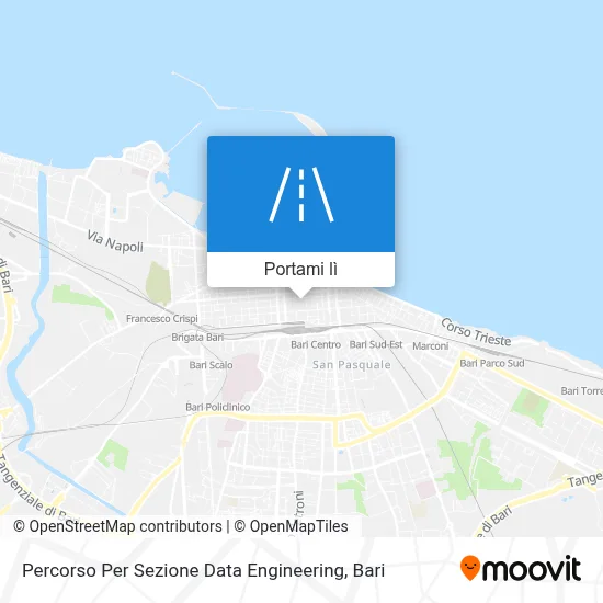 Mappa Percorso Per Sezione Data Engineering
