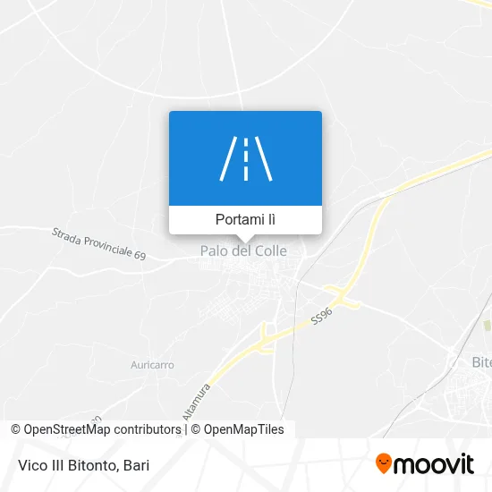 Mappa Vico III Bitonto