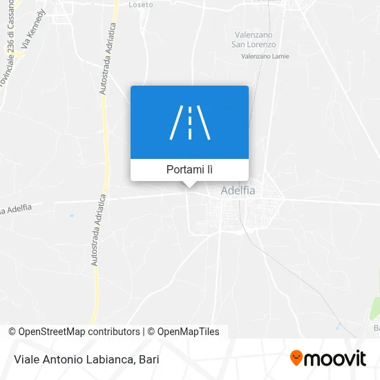 Mappa Viale Antonio Labianca
