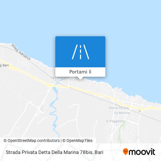 Mappa Strada Privata Detta Della Marina 78bis