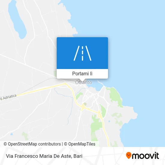 Mappa Via Francesco Maria De Aste