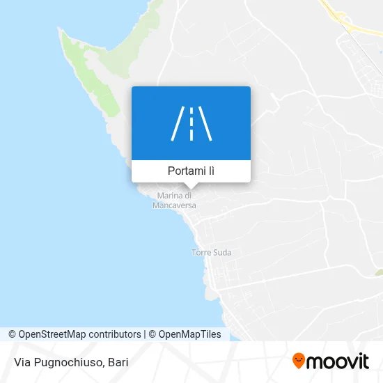 Mappa Via Pugnochiuso