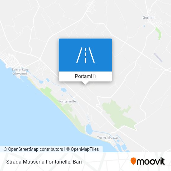 Mappa Strada Masseria Fontanelle