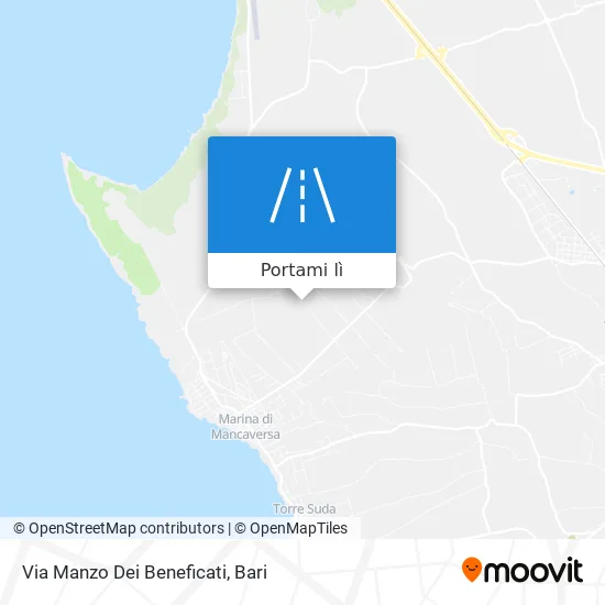 Mappa Via Manzo Dei Beneficati
