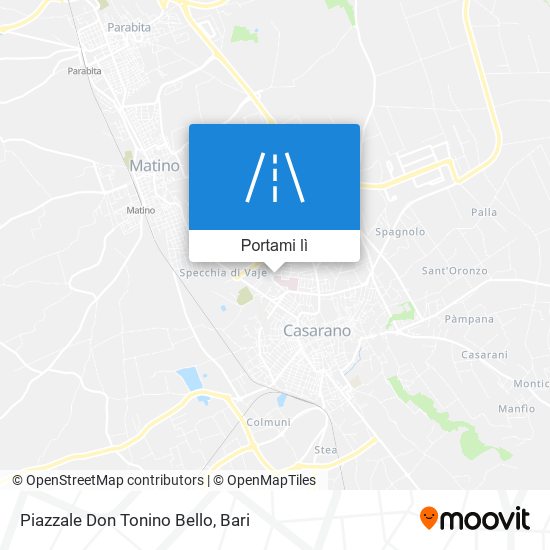 Mappa Piazzale Don Tonino Bello