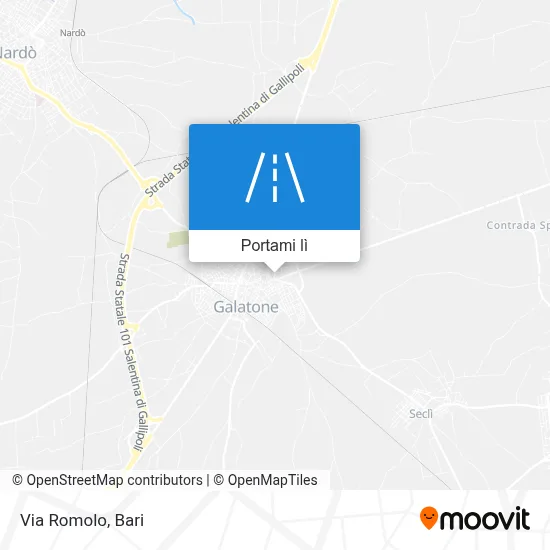 Mappa Via Romolo