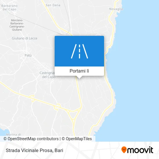 Mappa Strada Vicinale Prosa