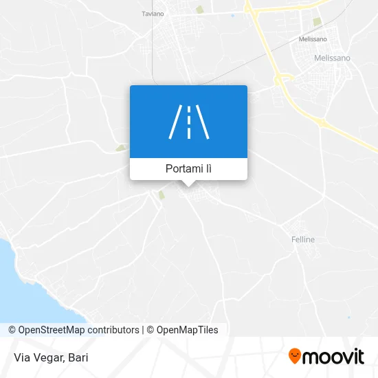 Mappa Via Vegar