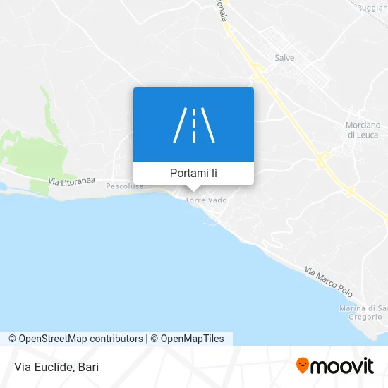 Mappa Via Euclide
