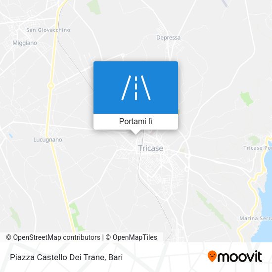 Mappa Piazza Castello Dei Trane
