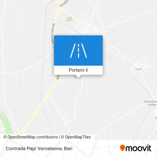 Mappa Contrada Papi Vernaleone