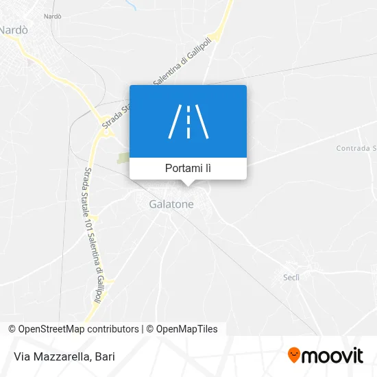 Mappa Via Mazzarella