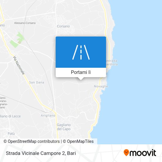 Mappa Strada Vicinale Campore 2