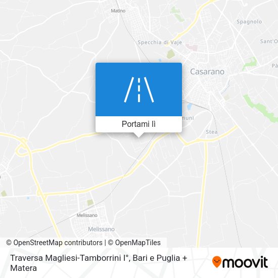 Mappa Traversa Magliesi-Tamborrini I°