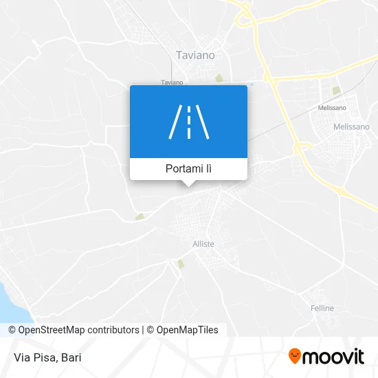 Mappa Via Pisa
