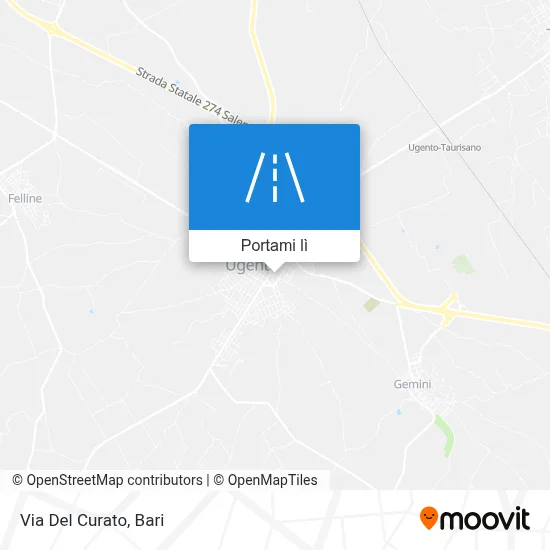 Mappa Via Del Curato