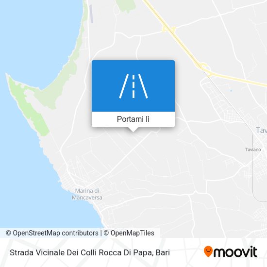 Mappa Strada Vicinale Dei Colli Rocca Di Papa
