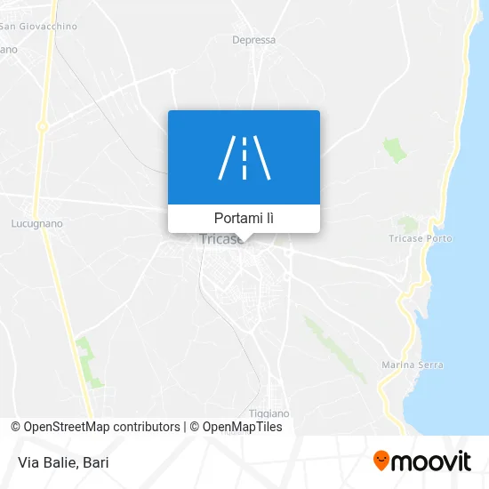 Mappa Via Balie