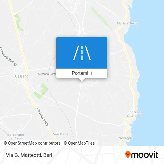 Mappa Via G. Matteotti