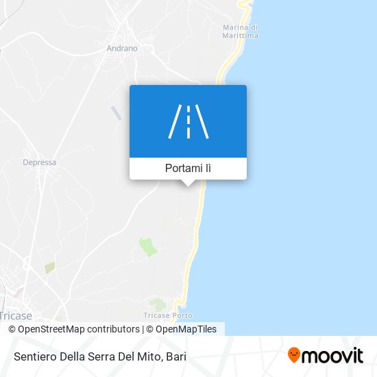 Mappa Sentiero Della Serra Del Mito