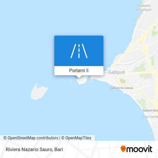 Mappa Riviera Nazario Sauro
