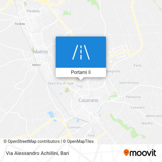Mappa Via Alessandro Achillini