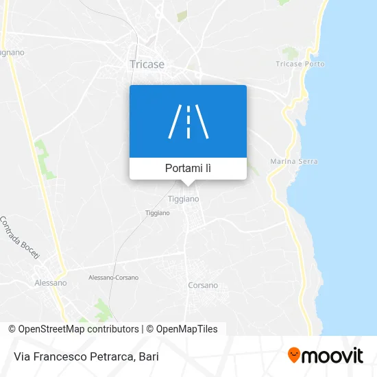 Mappa Via Francesco Petrarca