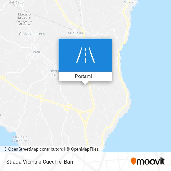 Mappa Strada Vicinale Cucchie