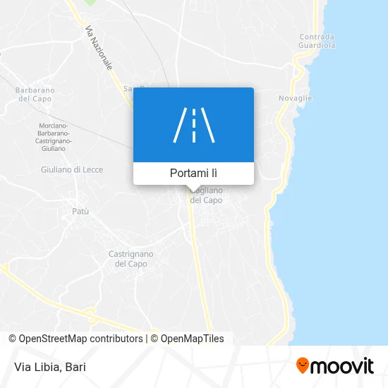 Mappa Via Libia