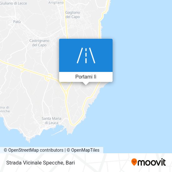 Mappa Strada Vicinale Specche