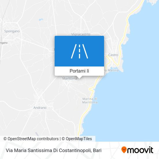 Mappa Via Maria Santissima Di Costantinopoli